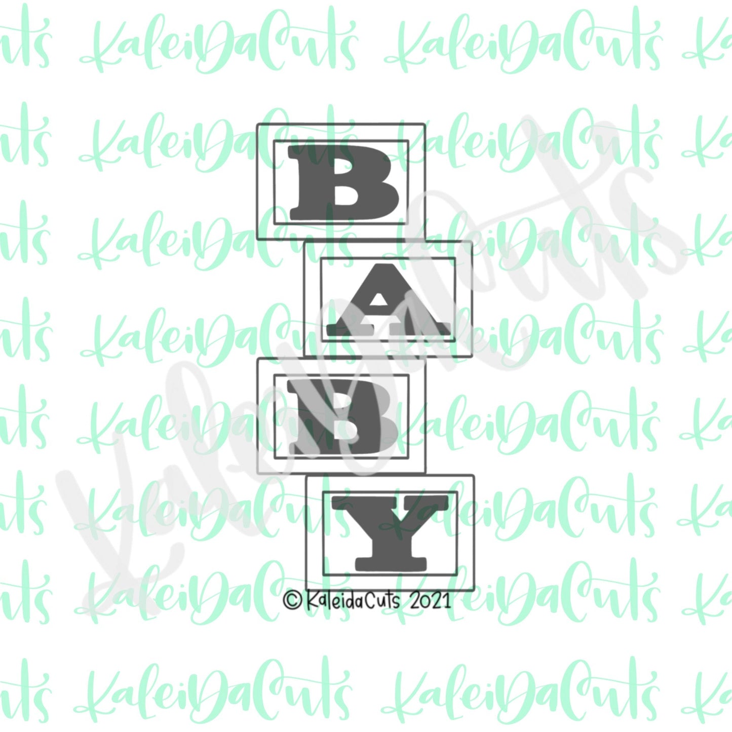 Baby Blocks Cookie Cutter