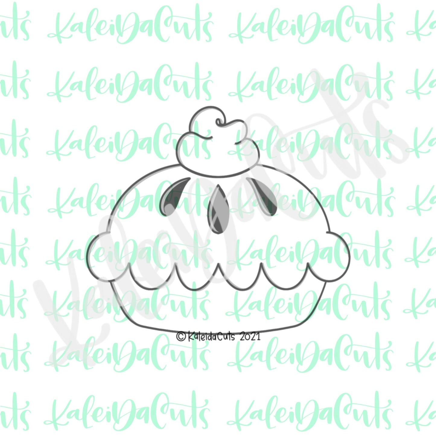 Fall Pie with Whip Cookie Cutter