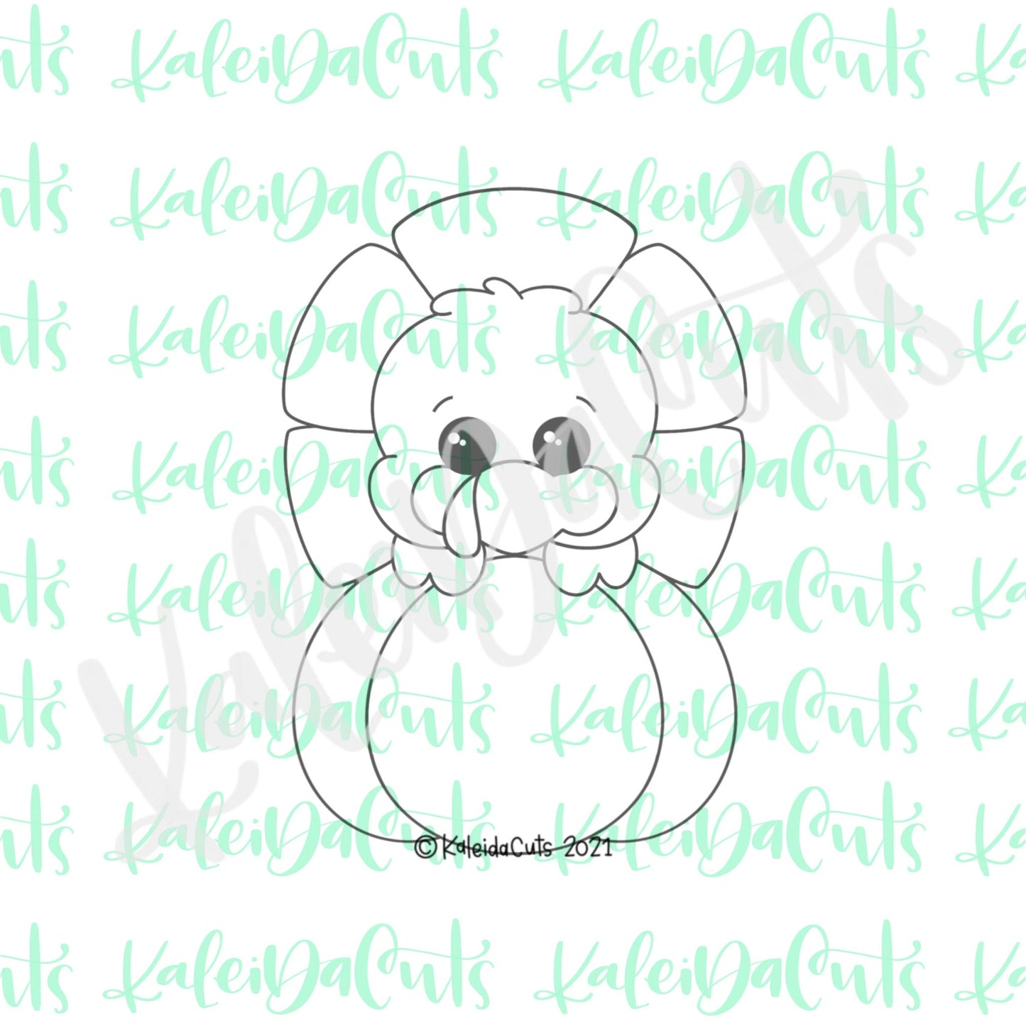 Turkey Pumpkin Solid Cookie Cutter
