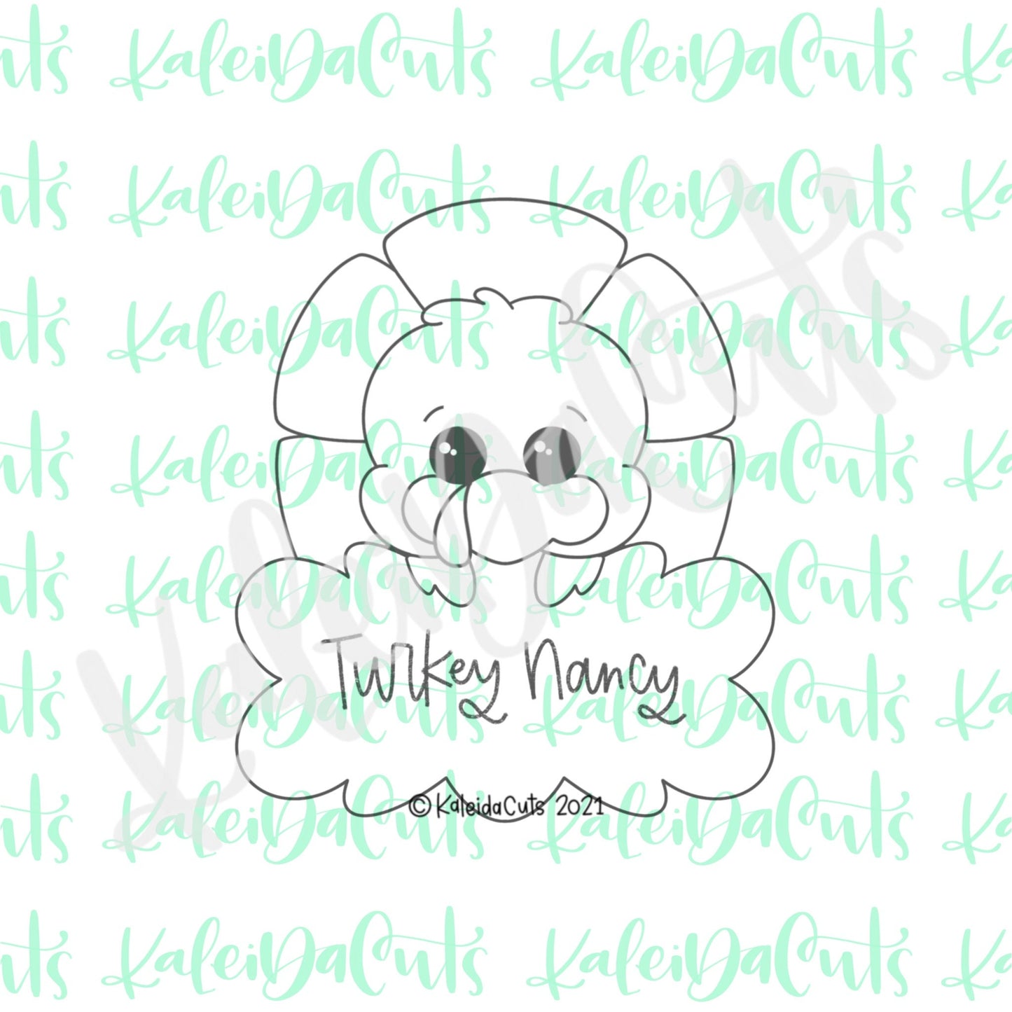 Turkey Nancy Cookie Cutter