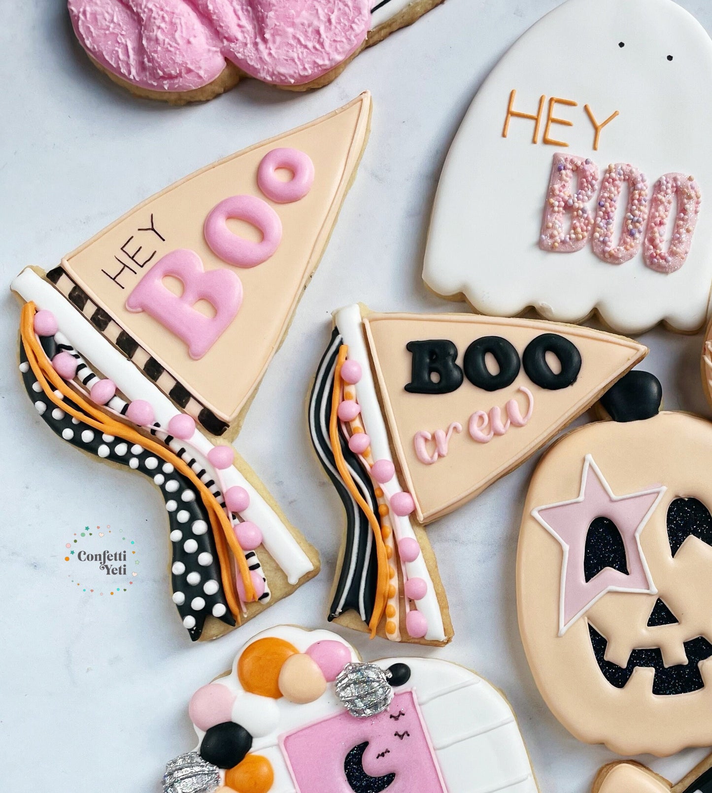 Confetti Yeti Flag Cookie Cutter