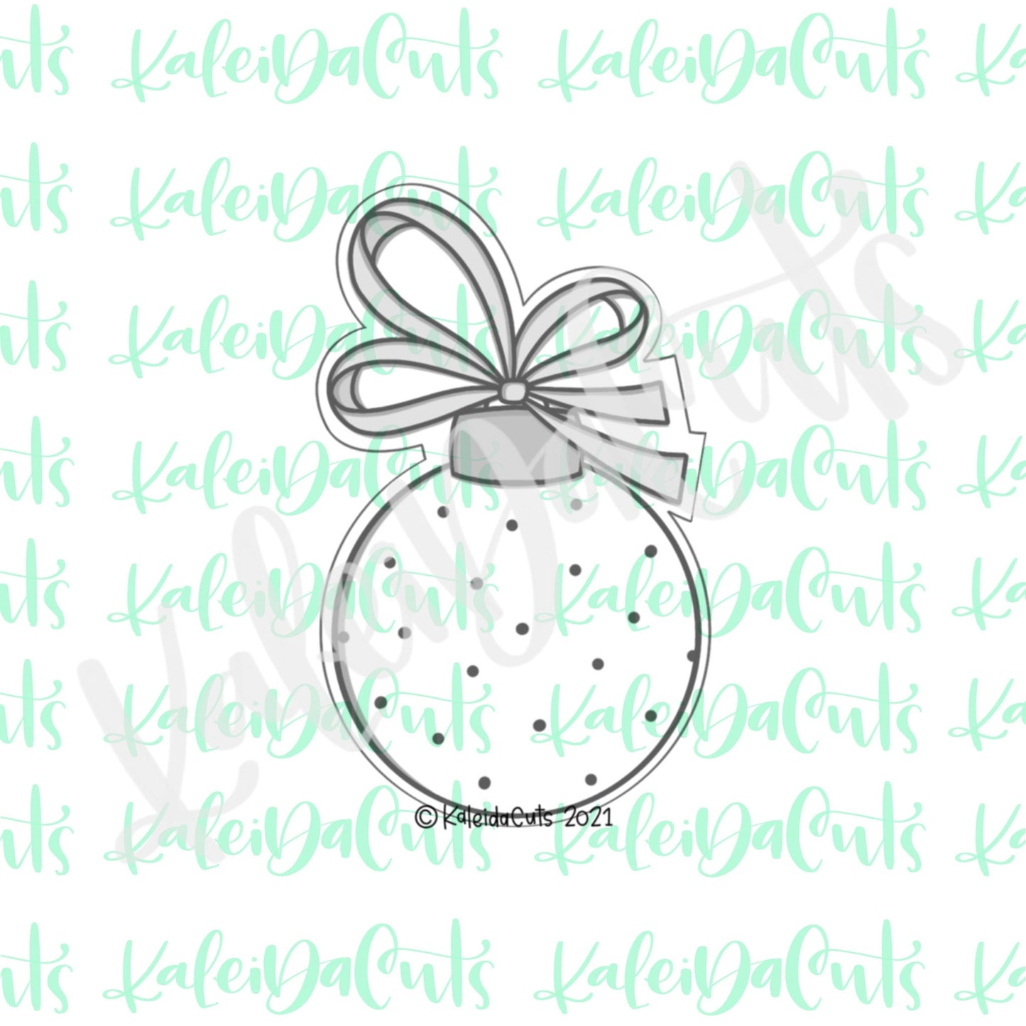 Ribbon Tied Ornament Cookie Cutter