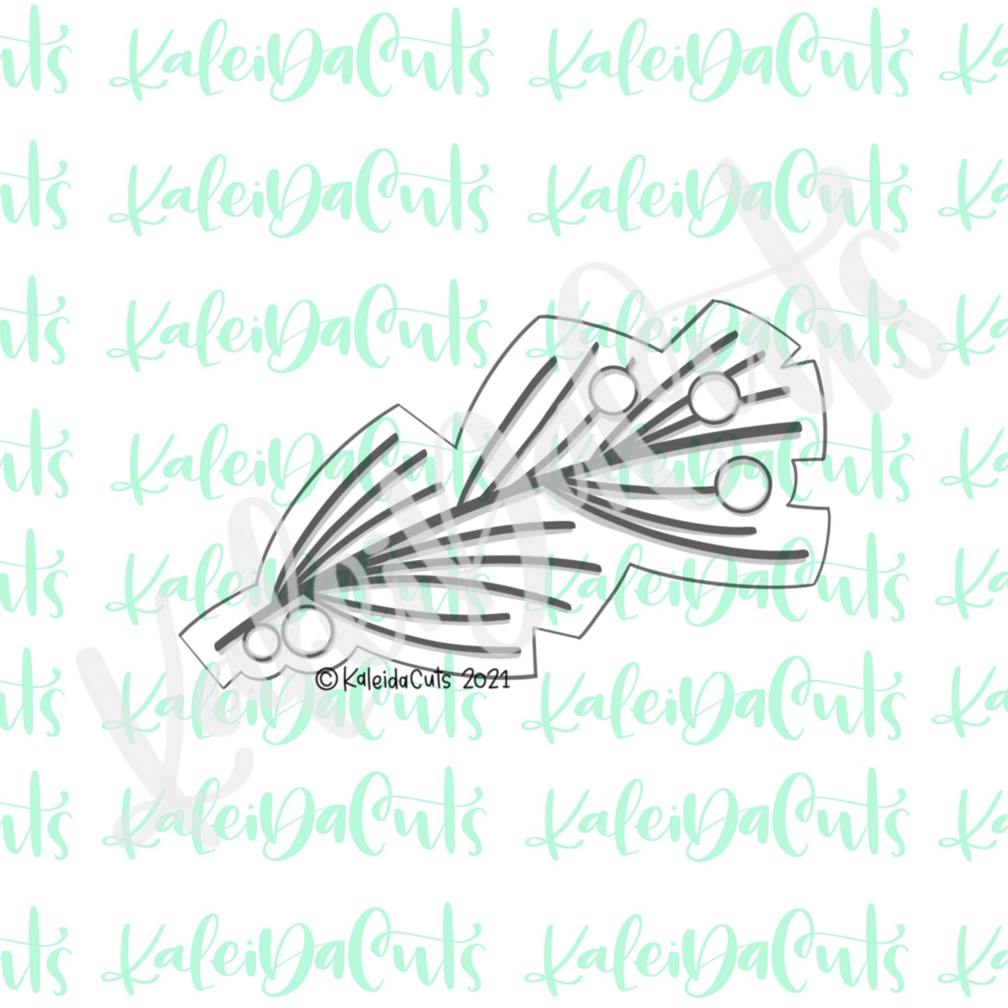 Winter Greenery Cookie Cutter