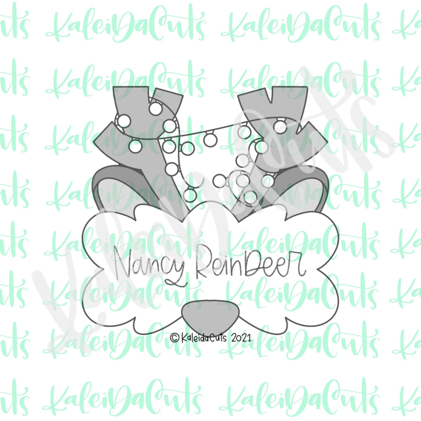 Nancy Reindeer Cookie Cutter