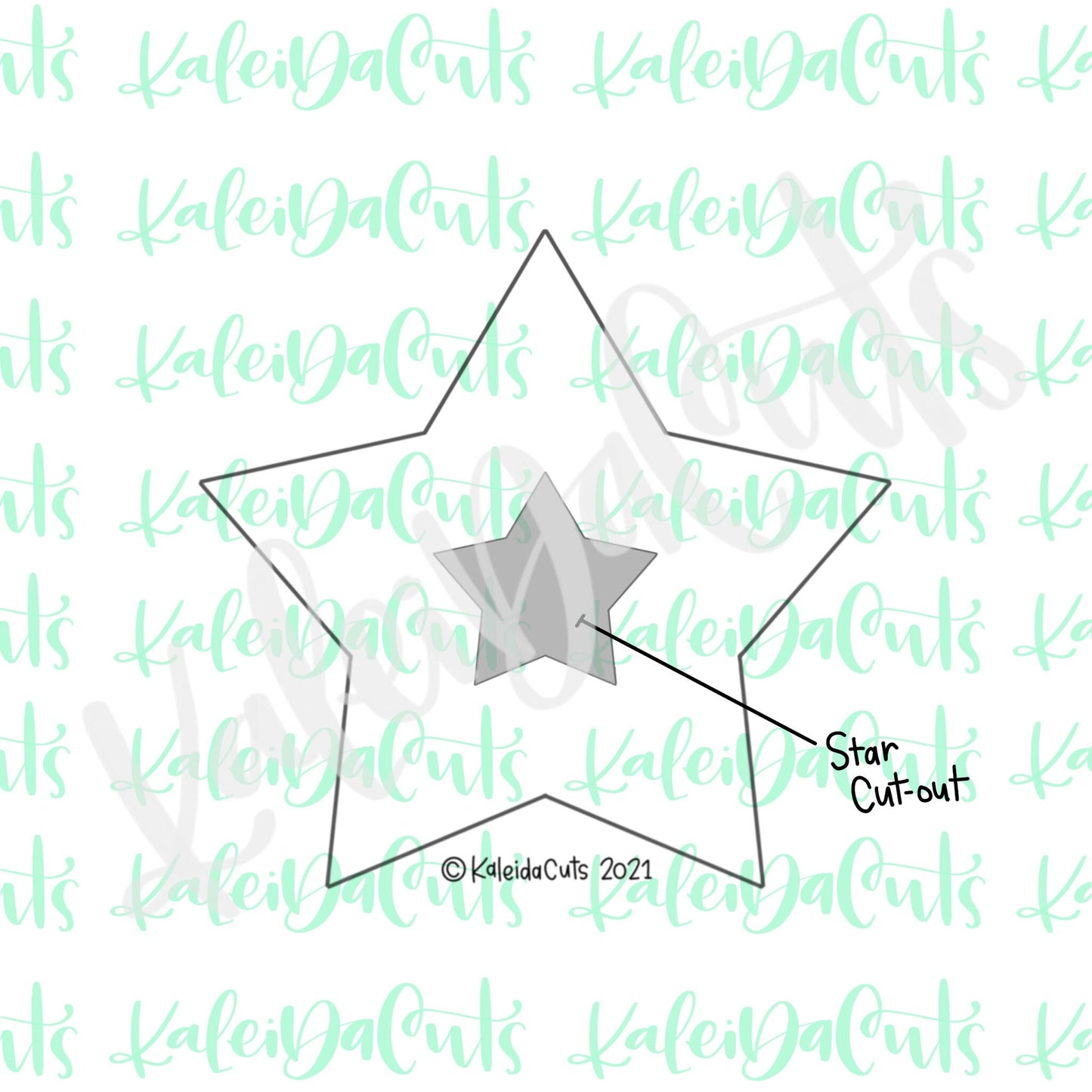 Star Cutout Cookie Cutter