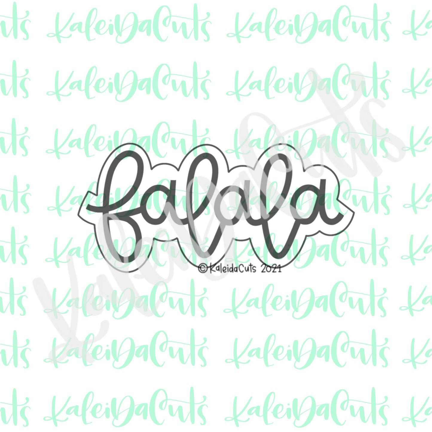 FaLaLa Lettering Cookie Cutter