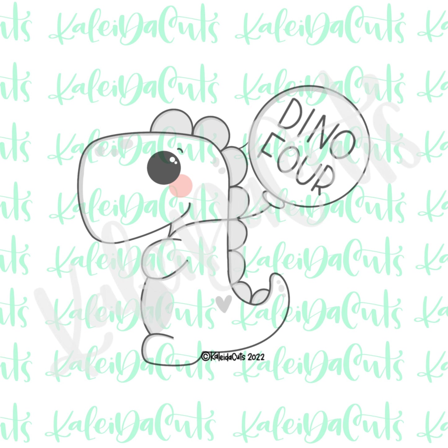 Dino Balloon Cookie Cutter