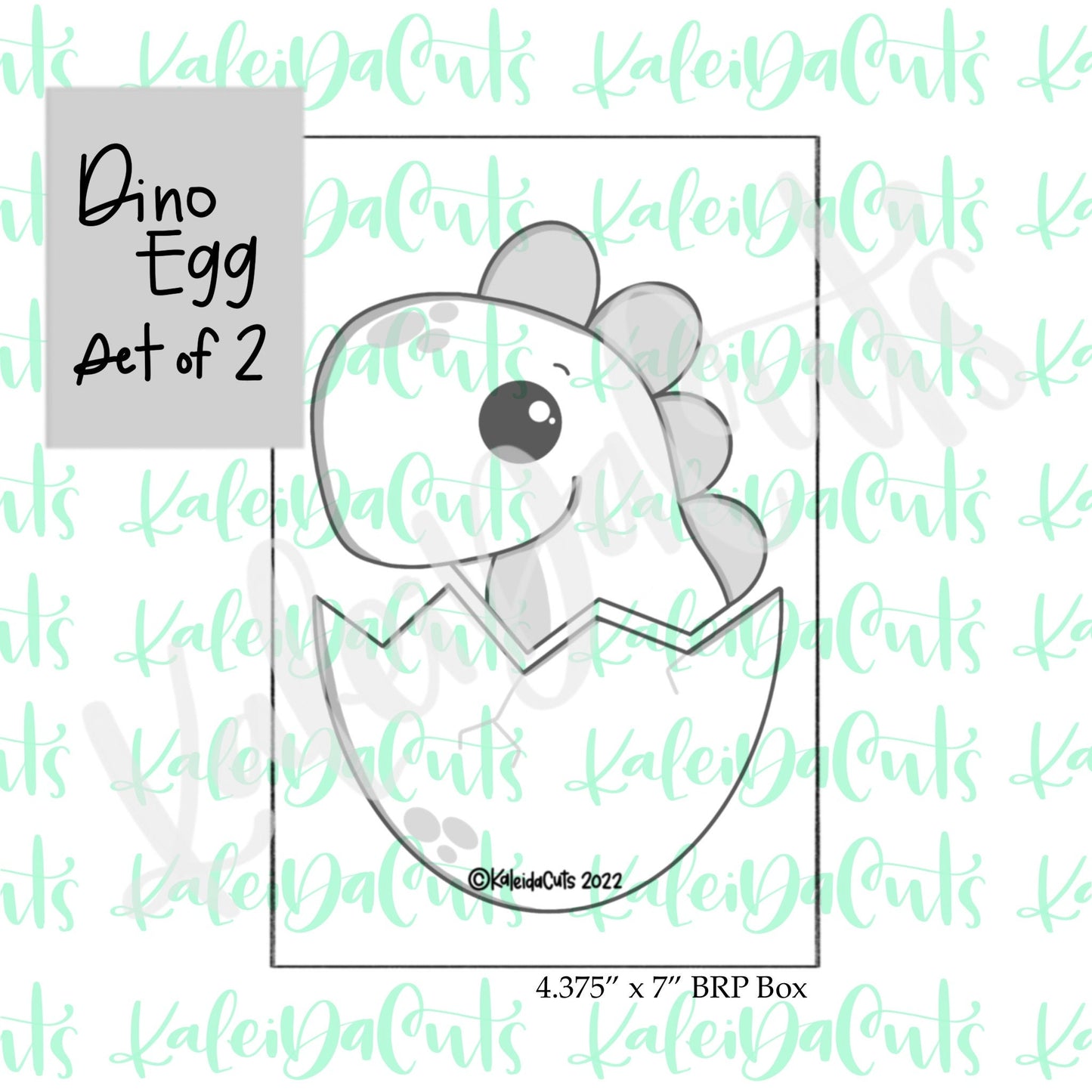 Baby Dino Egg Set of 2 Cookie Cutters