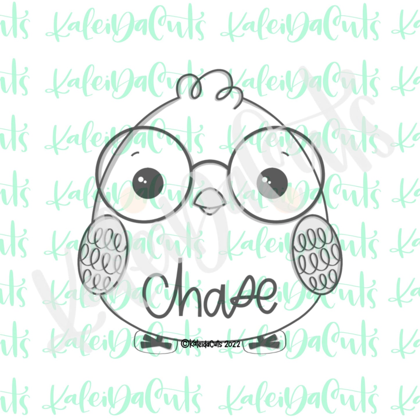 Nerdy Chubby Chick Cookie Cutter