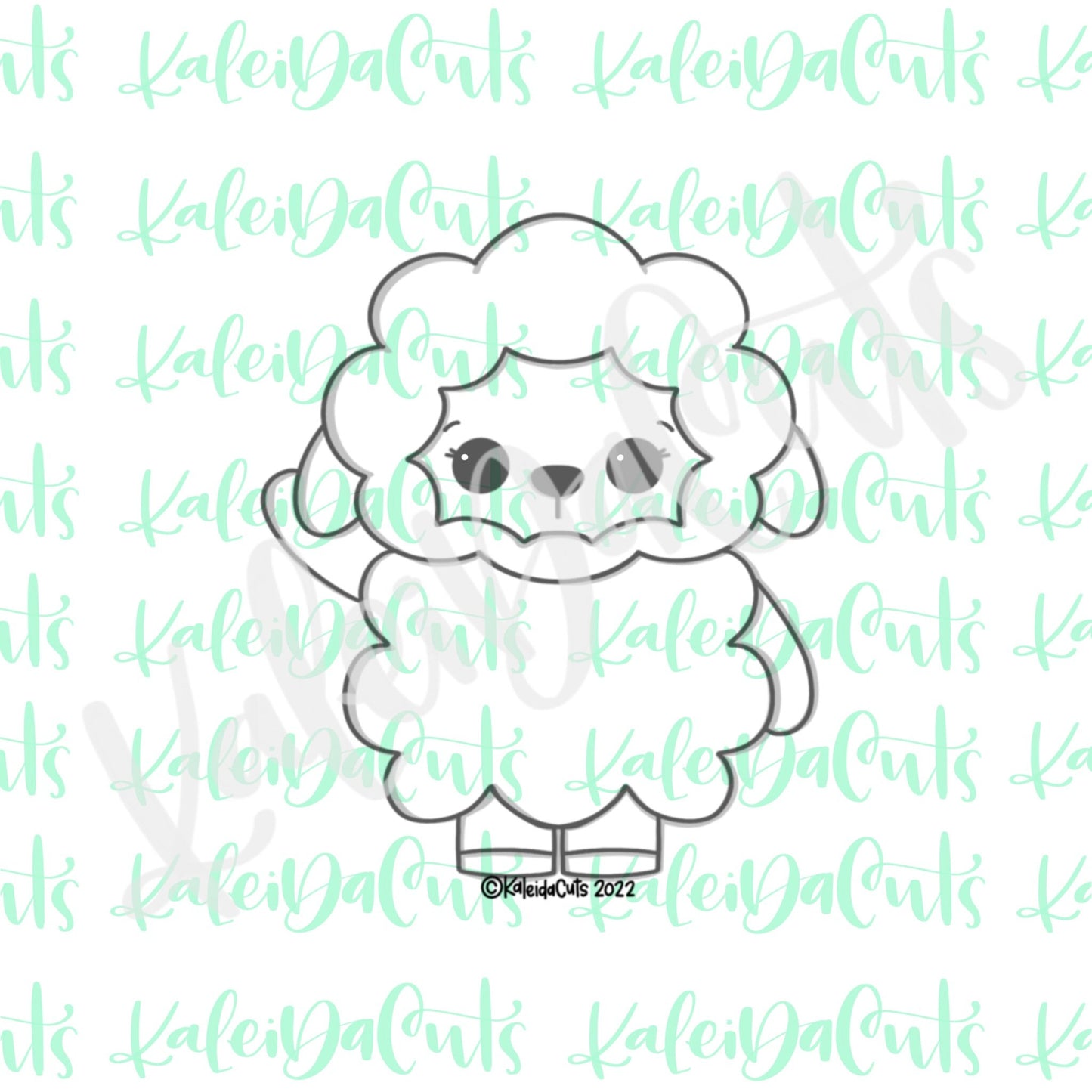 Dancing Lamb Cookie Cutter