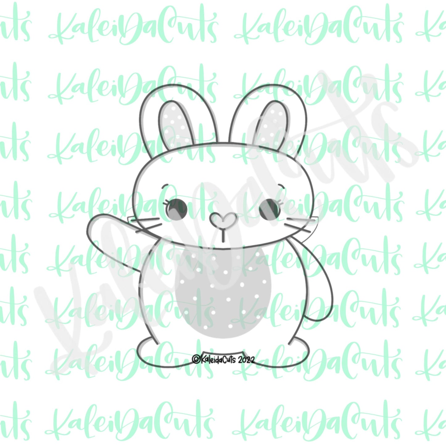 Dancing Bunny Cookie Cutter