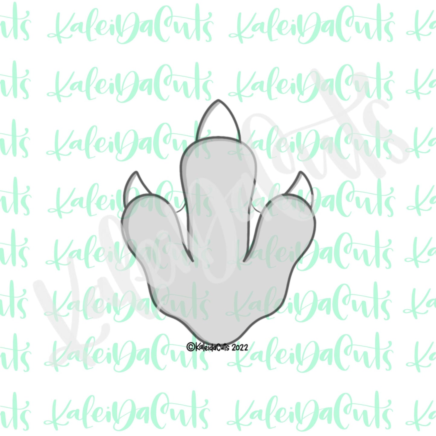 Dino Foot Cookie Cutter