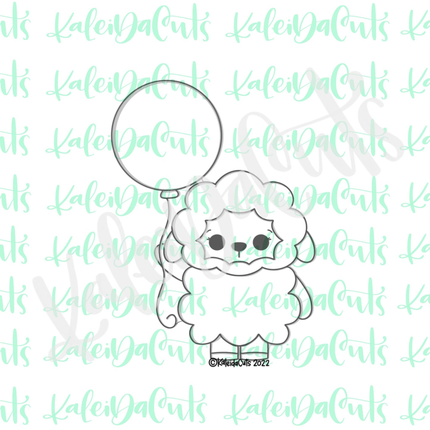 Lamb Balloon Cookie Cutter
