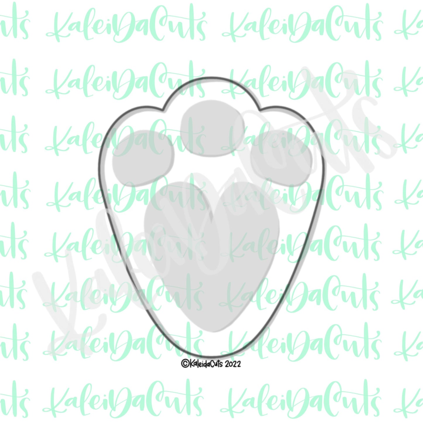 Bunny Foot 2 Cookie Cutter