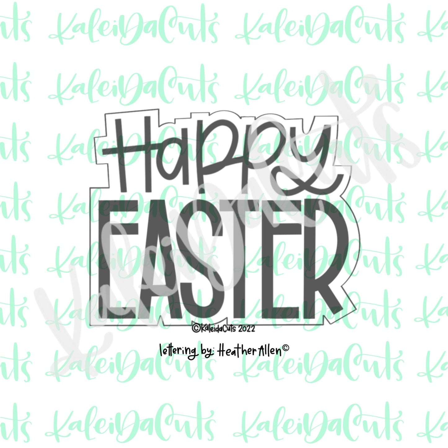 Happy Easter 2022 Cookie Cutter