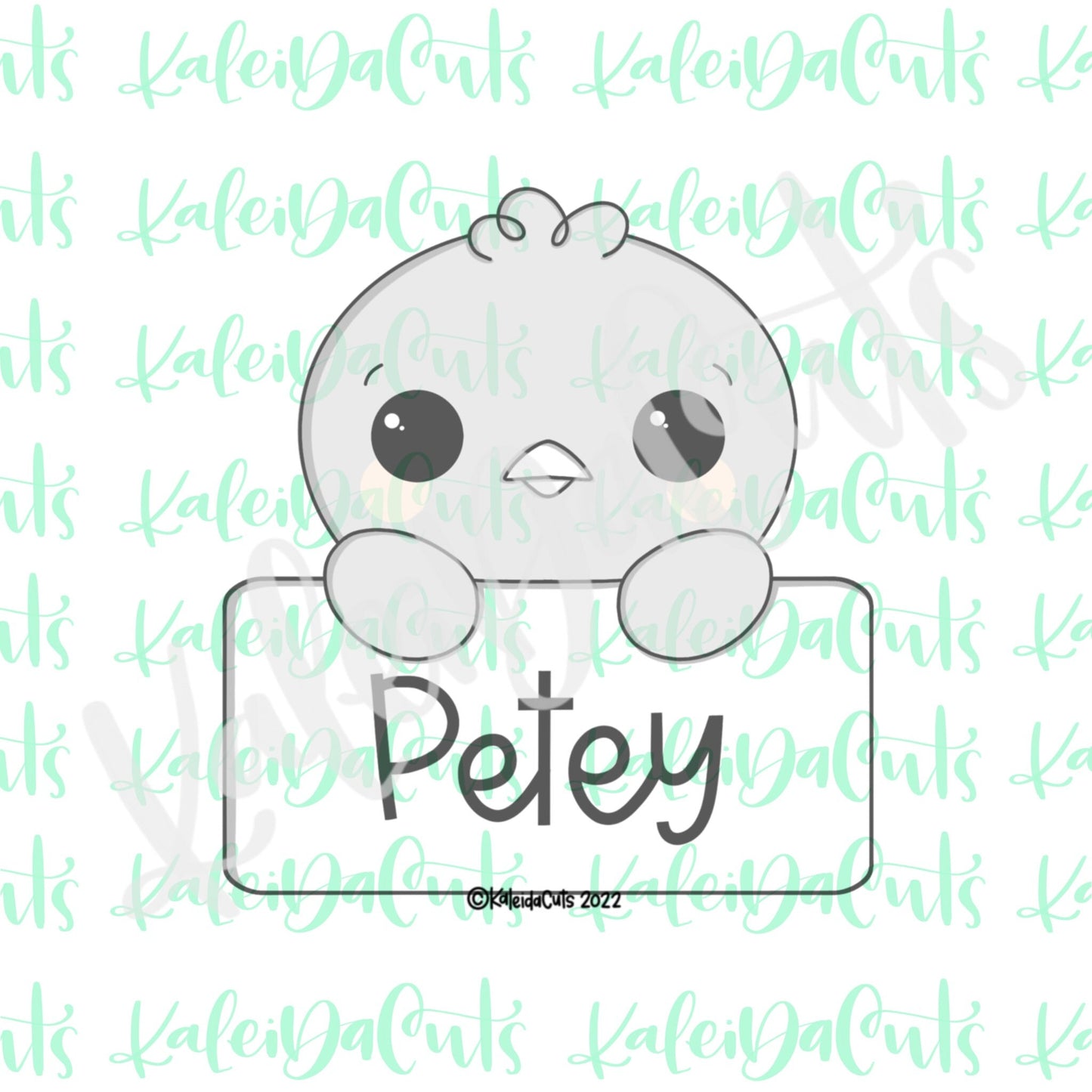 2022 Chick Plaque Cookie Cutter