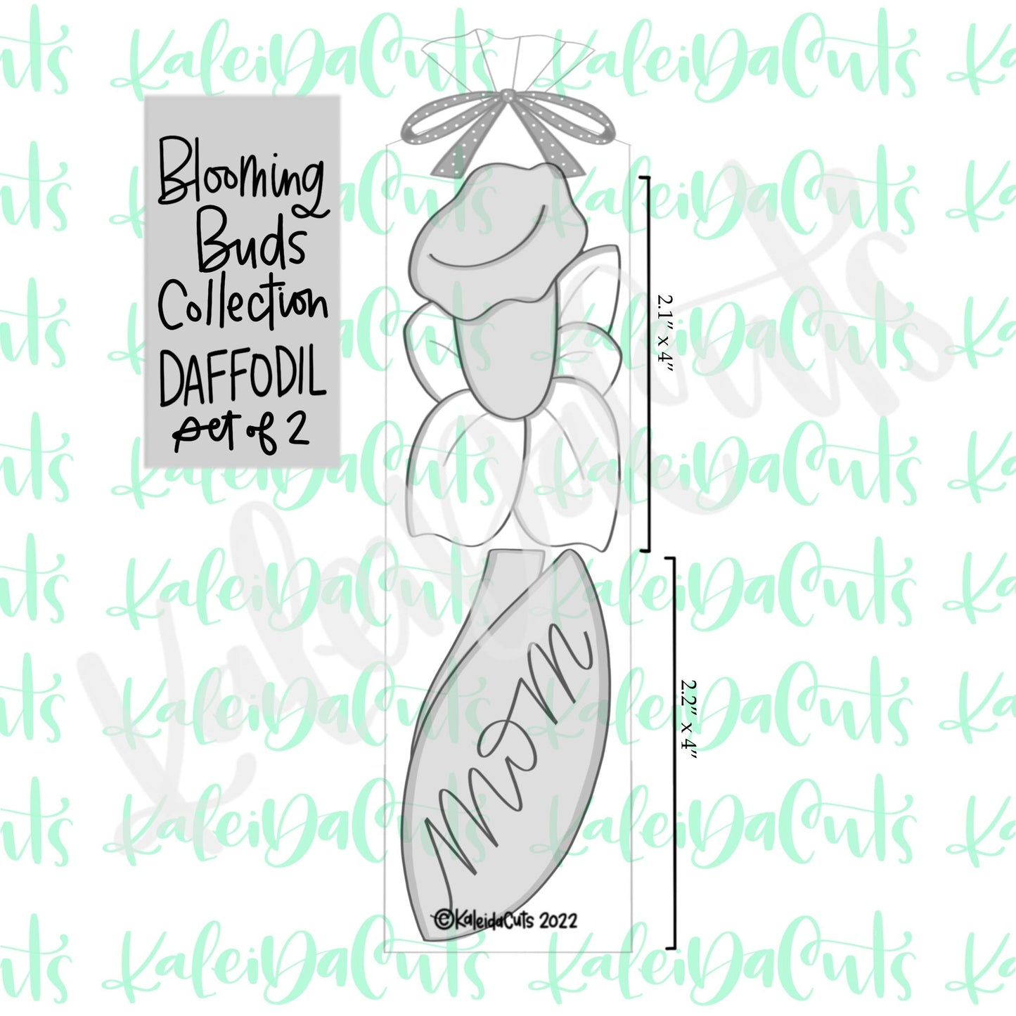 Blooming Buds- Daffodil Set of 2 Cookie Cutters