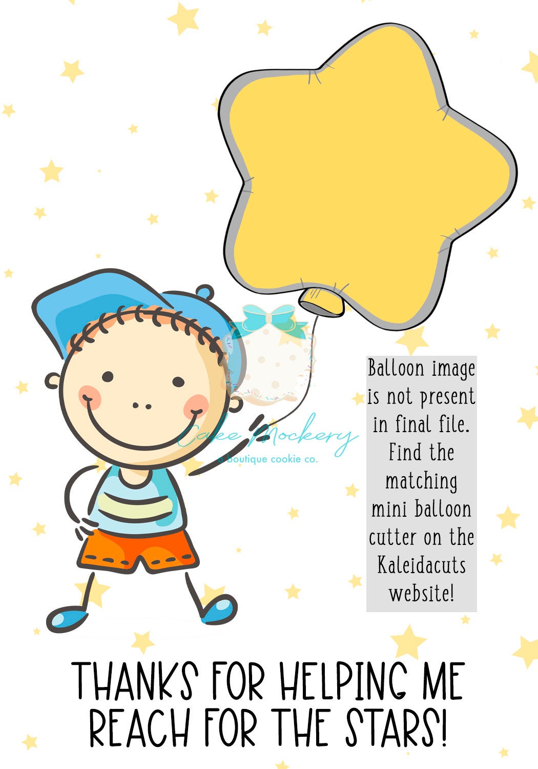 Star Balloon Cookie Cutter