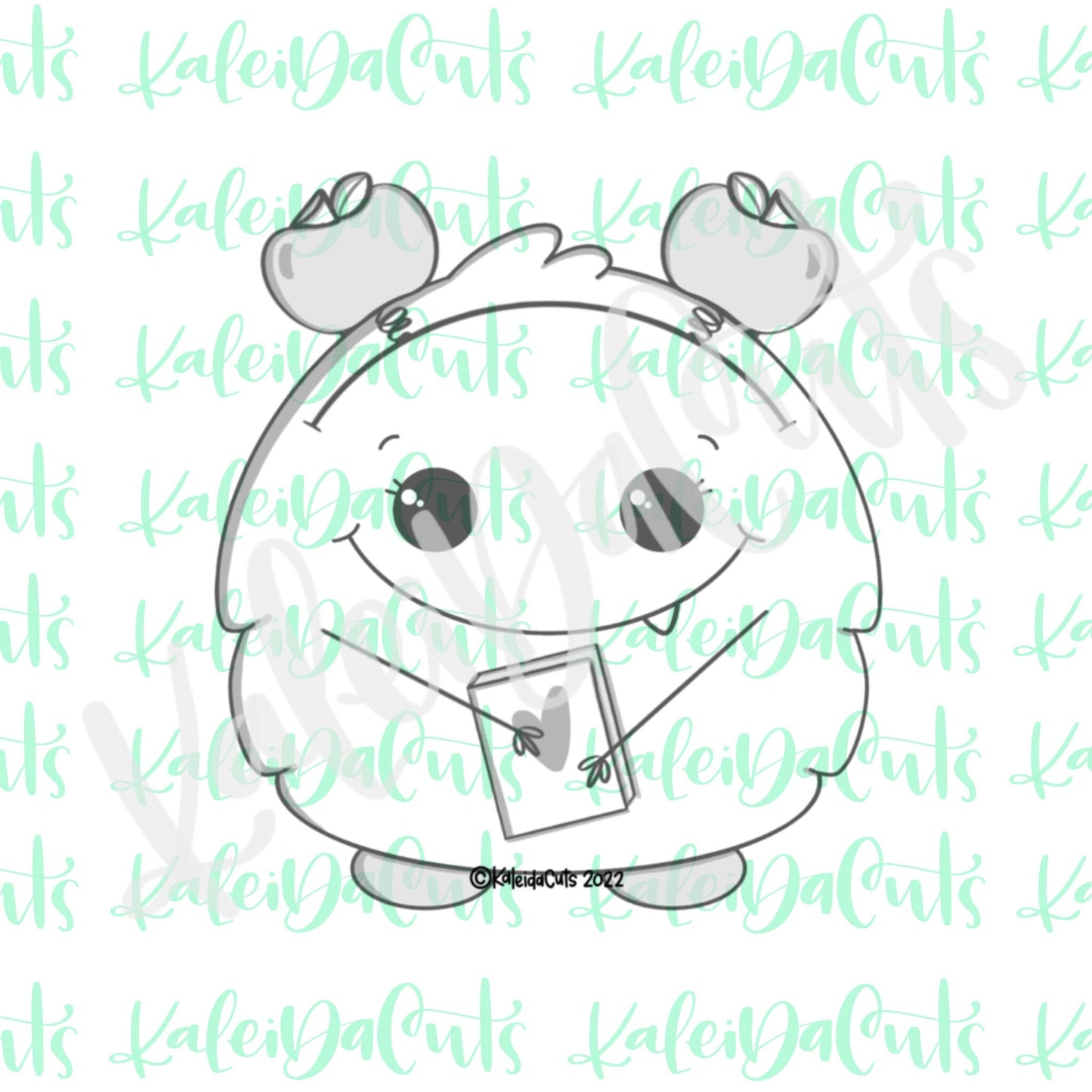 Apple Monster Cookie Cutter