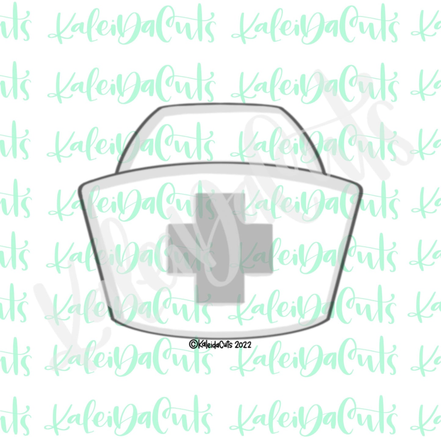 Nurse Hat 2 Cookie Cutter