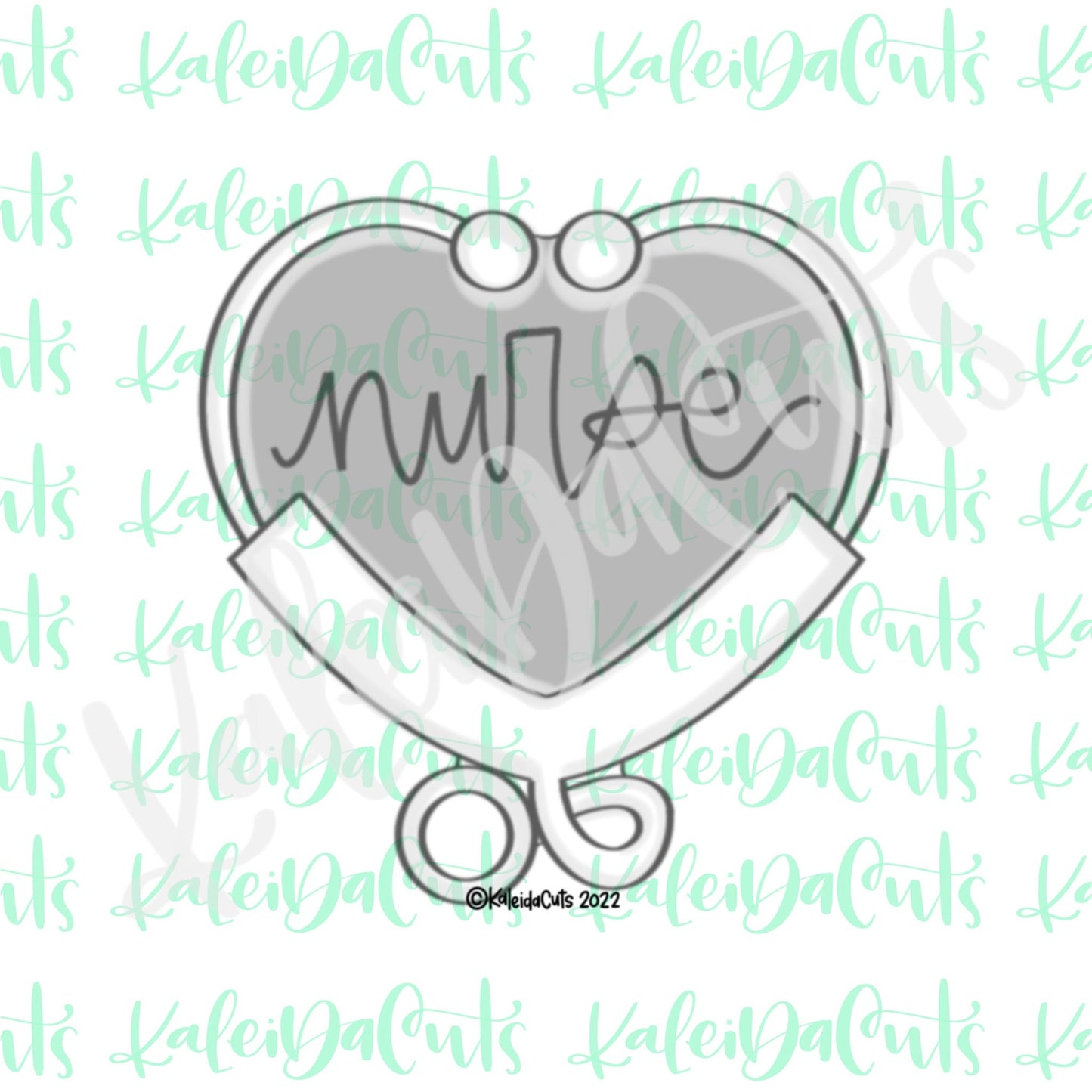 Nurse Stethoscope Cookie Cutter