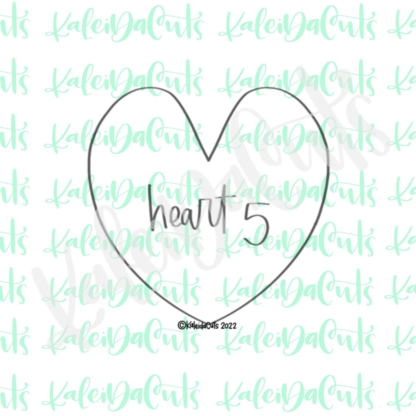 Heart 5 Cookie Cutter