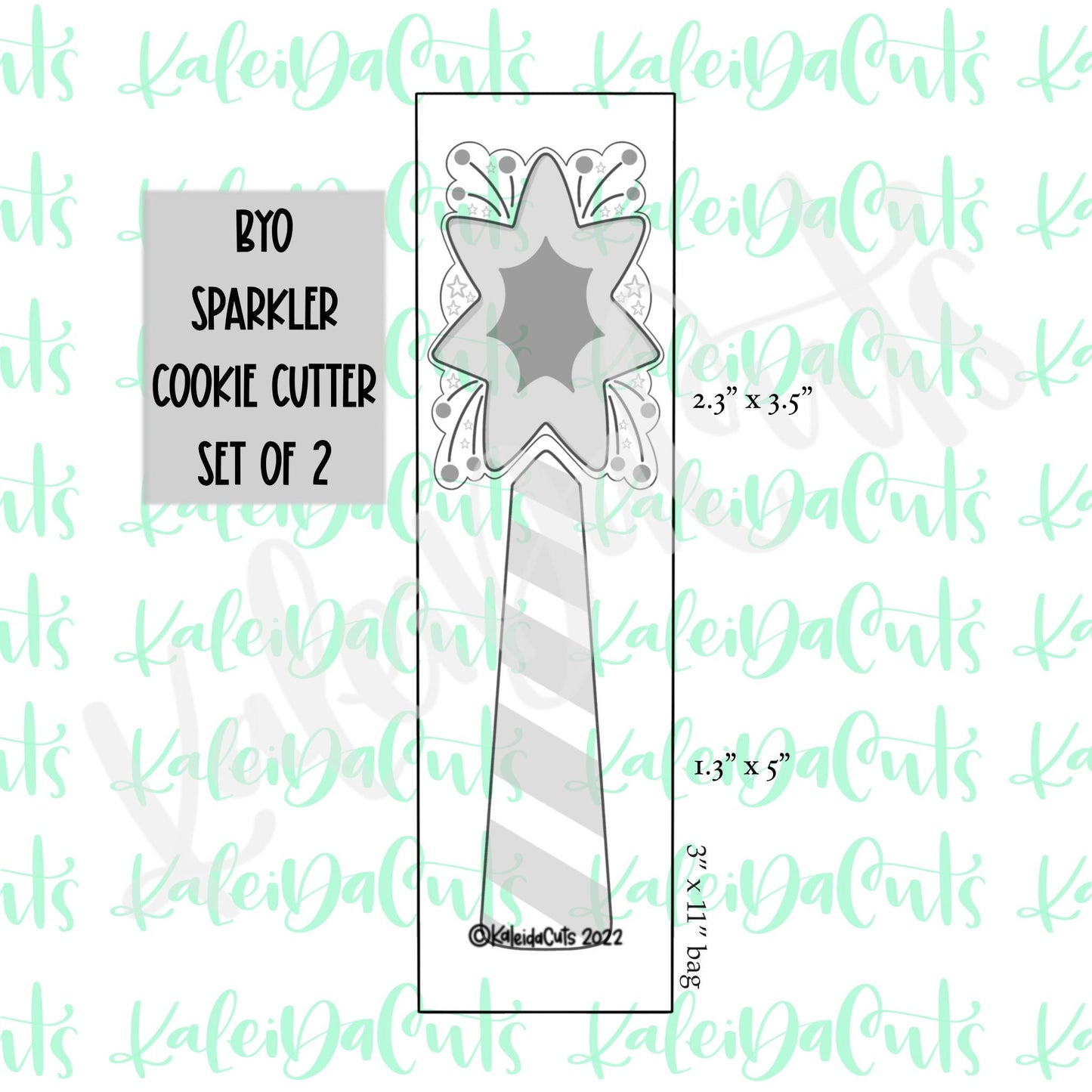 BYO Sparkler Set of 2 Cookie Cutters