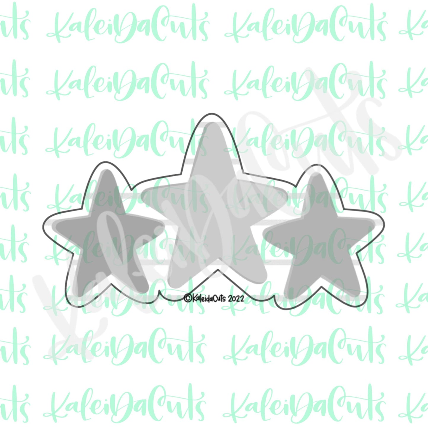 Star Trio Cookie Cutter