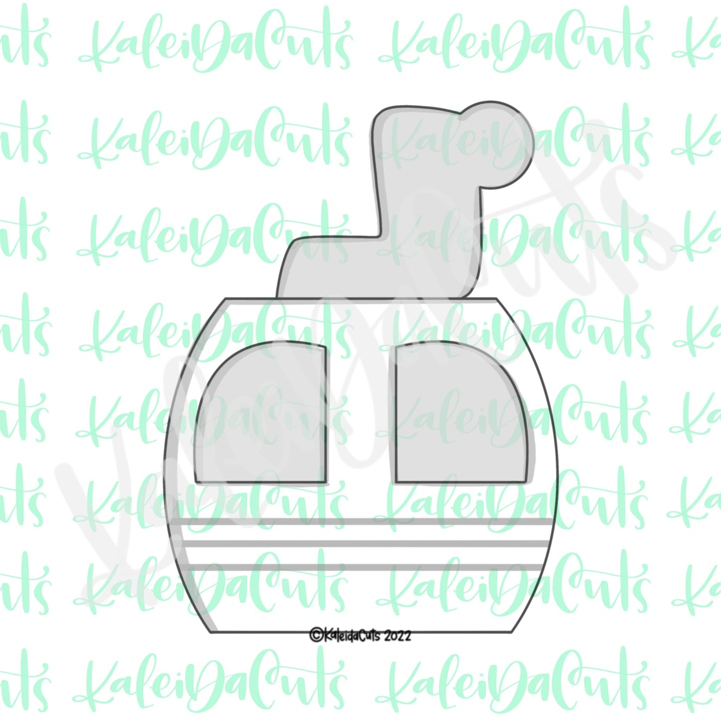 Electric Gondola Cookie Cutter