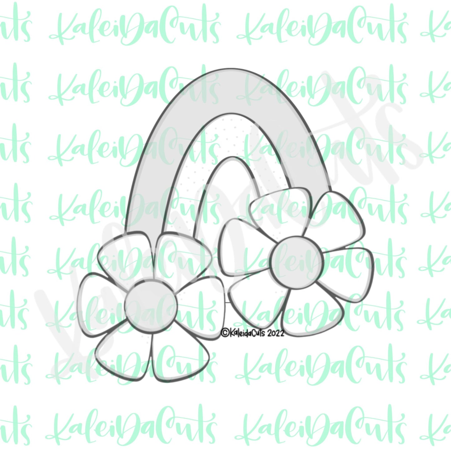 Daisy Rainbow Cookie Cutter