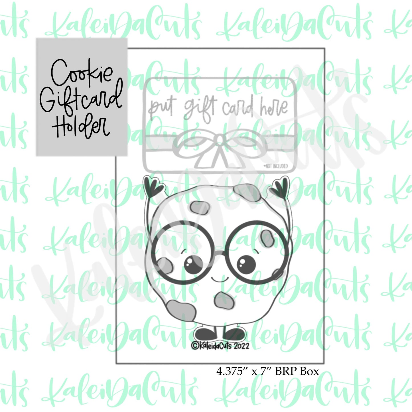 Cookie Gift Card Holder Cookie Cutter