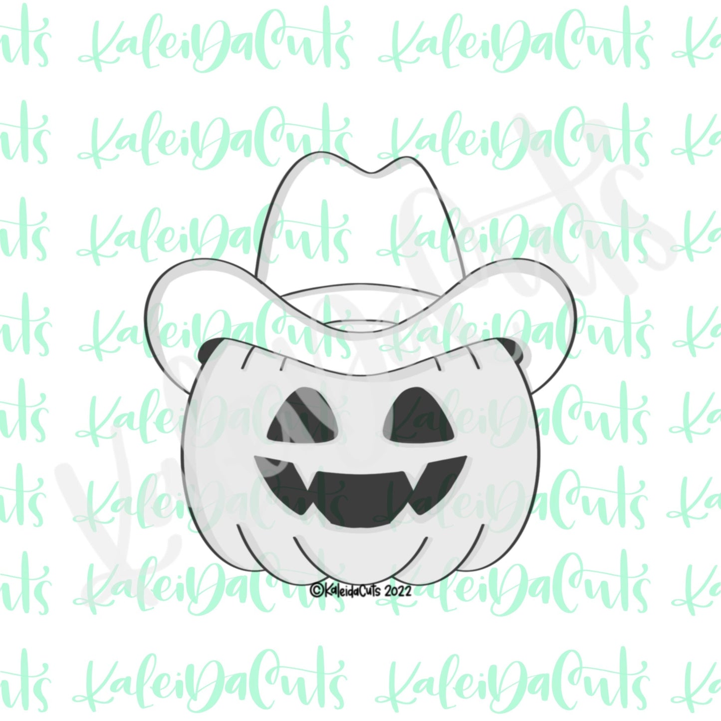 Pumpkin Cowboy Cookie Cutter