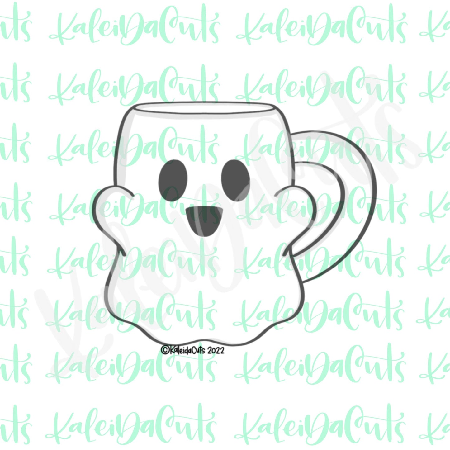 Ghost Mug Cookie Cutter