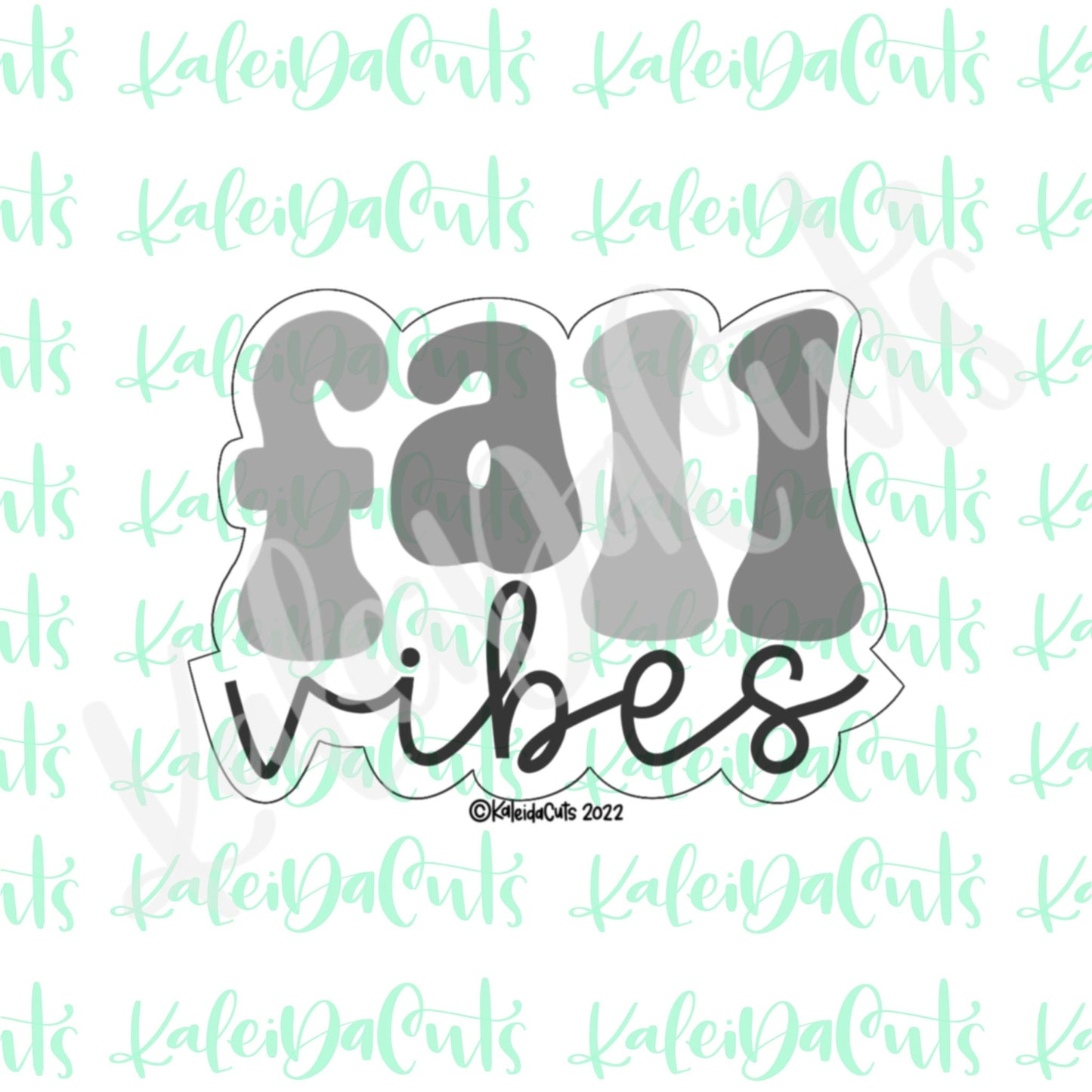 Fall Vibes Cookie Cutter