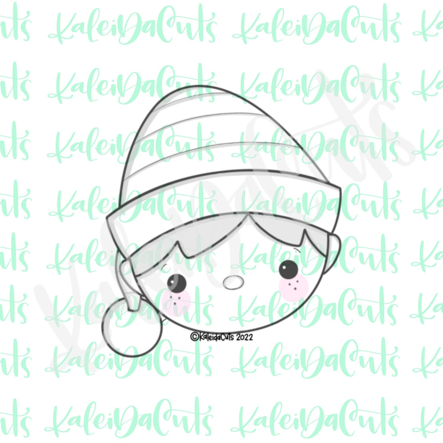 2022 Elf Boy Cookie Cutter