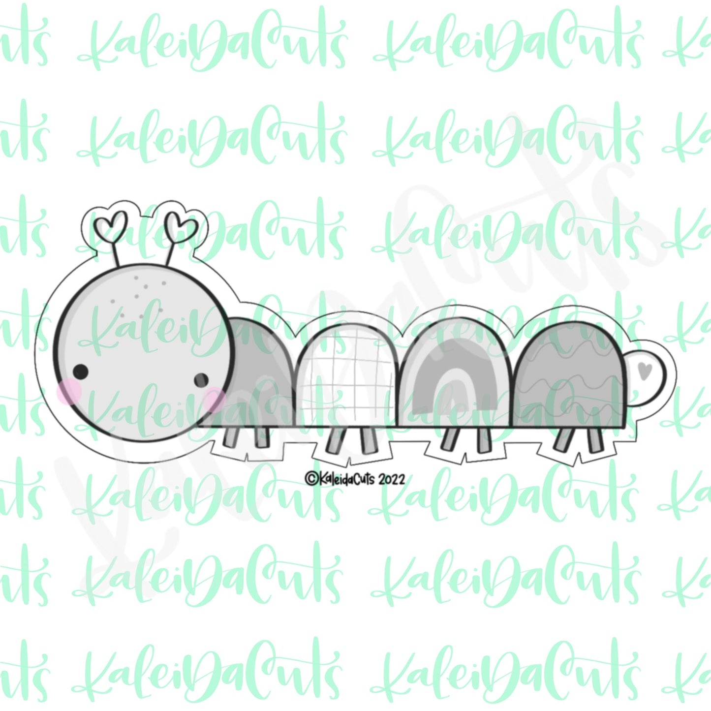 Modern Caterpillar Cookie Cutter