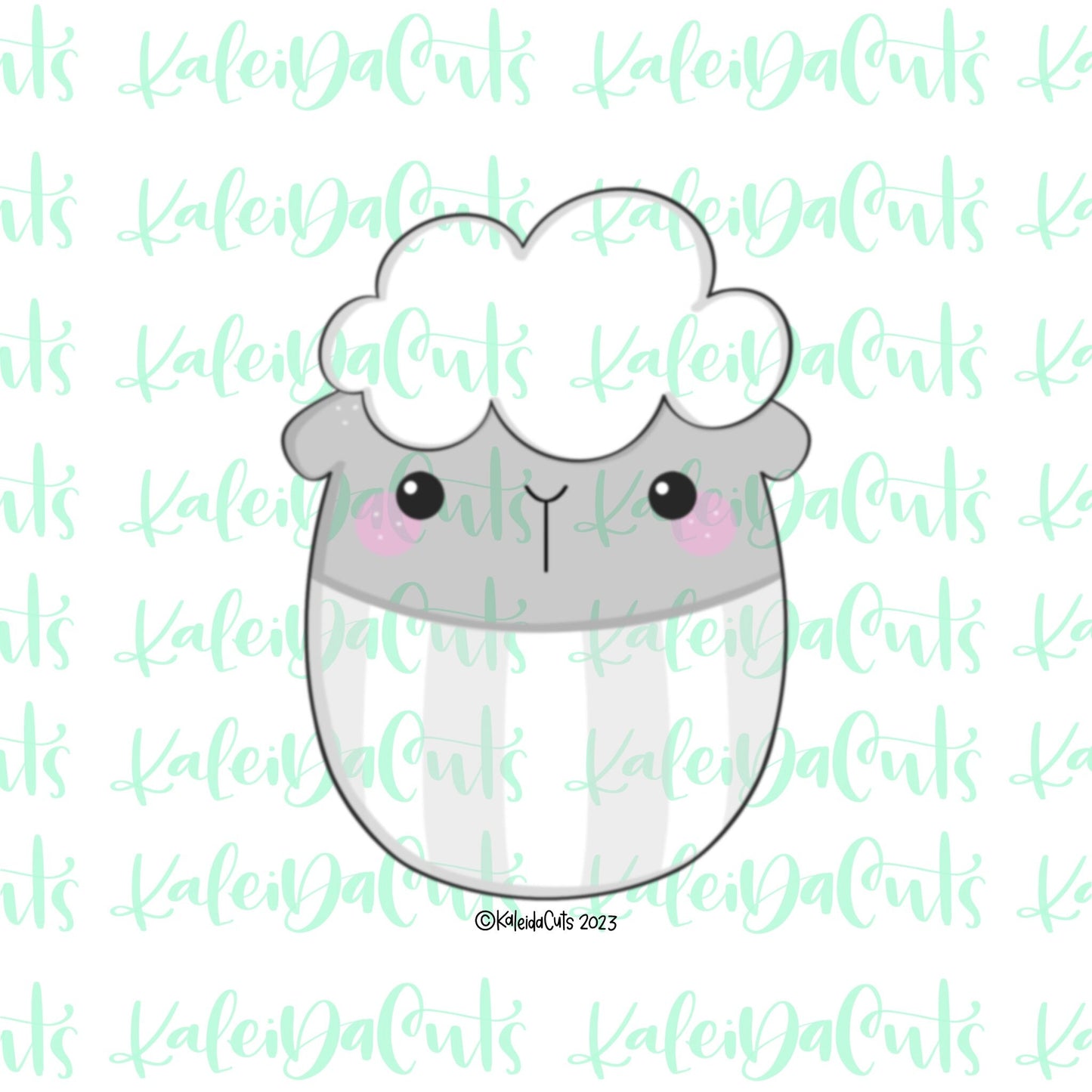 Easter Egg Cutie Lamb Cookie Cutter