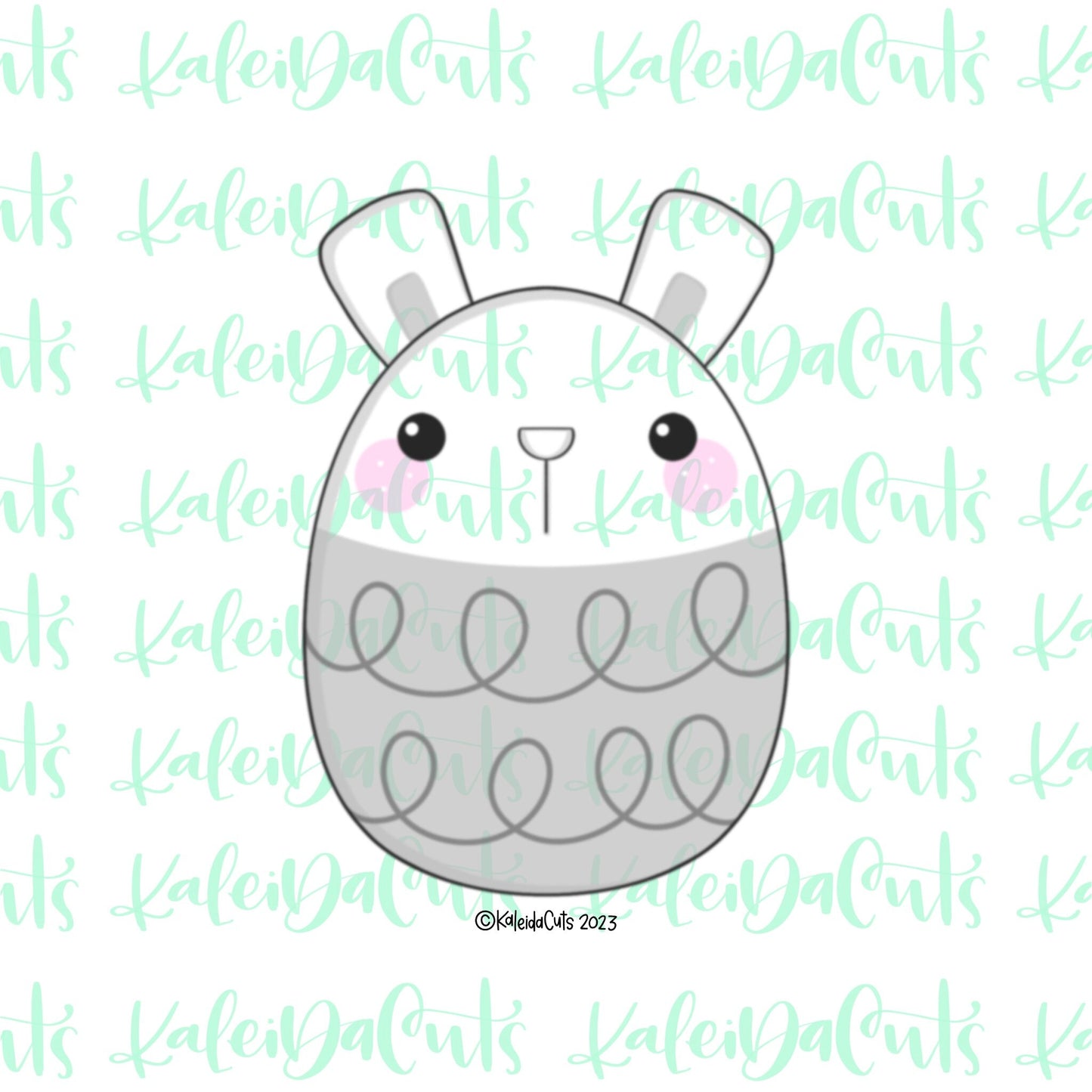 Easter Egg Cutie Bunny Cookie Cutter