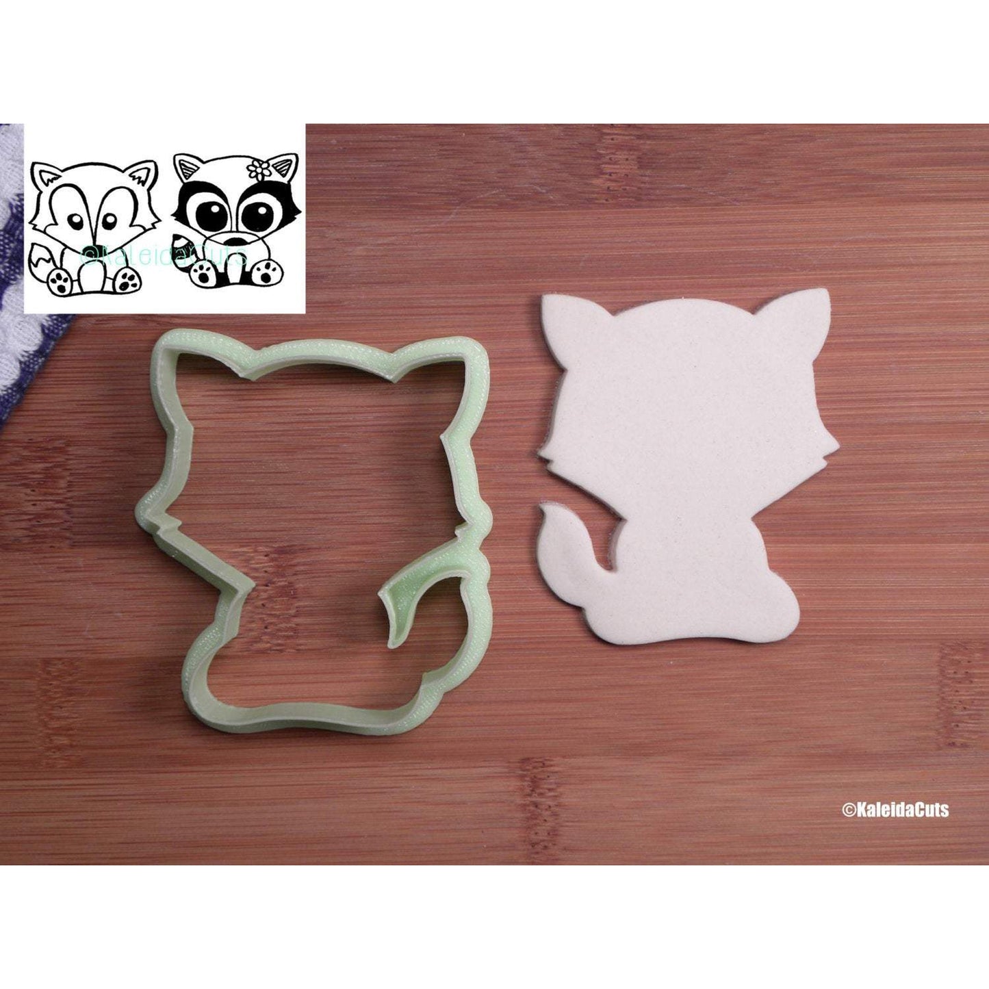 Sitting Fox Cookie Cutter