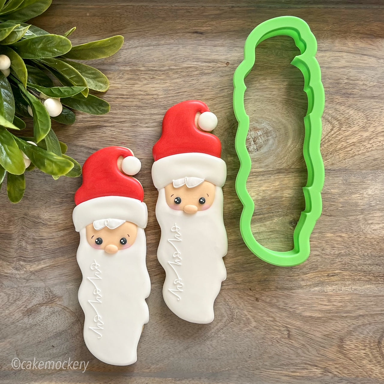 Skinny Santa Face Cookie Cutter