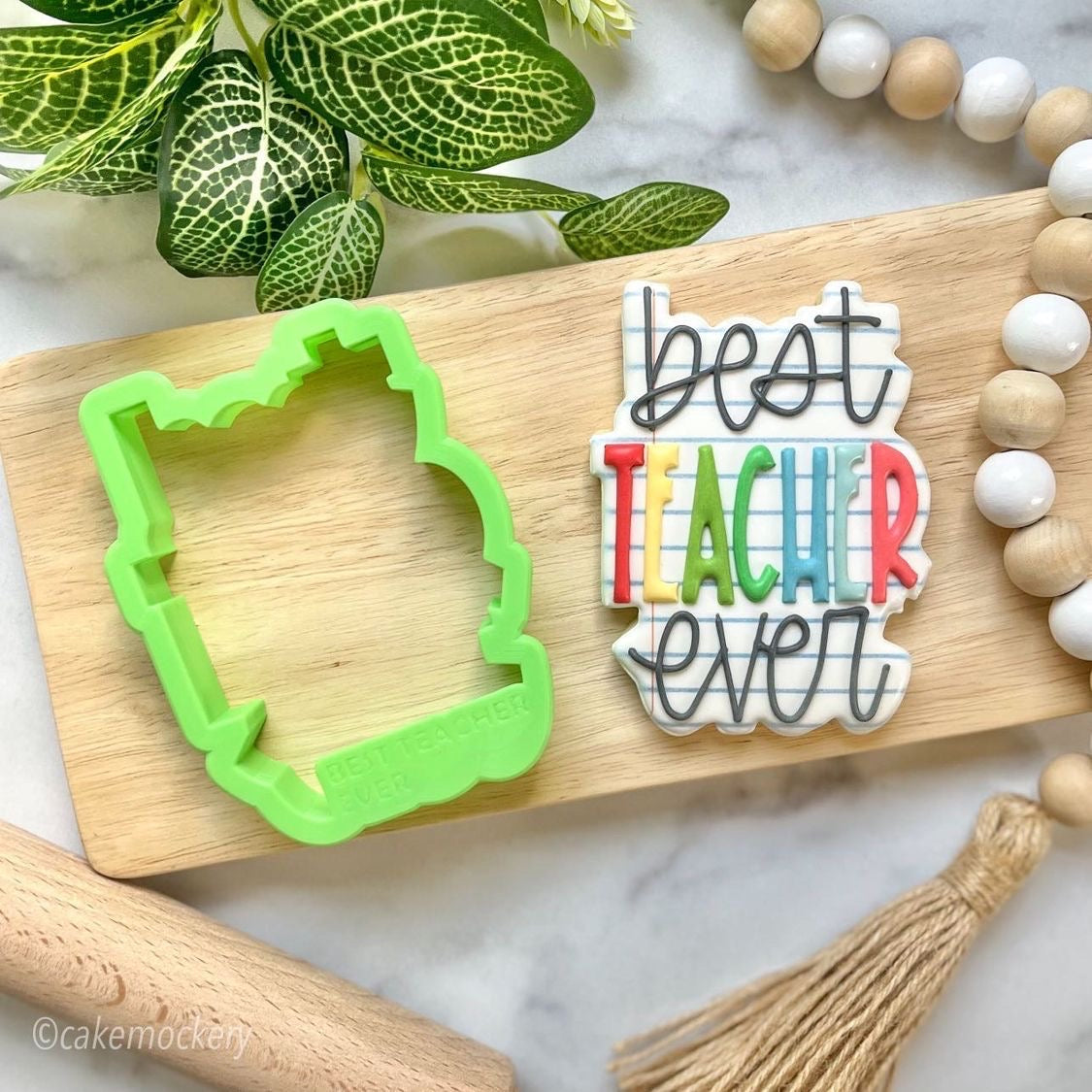 Best Teacher Ever Cookie Cutter