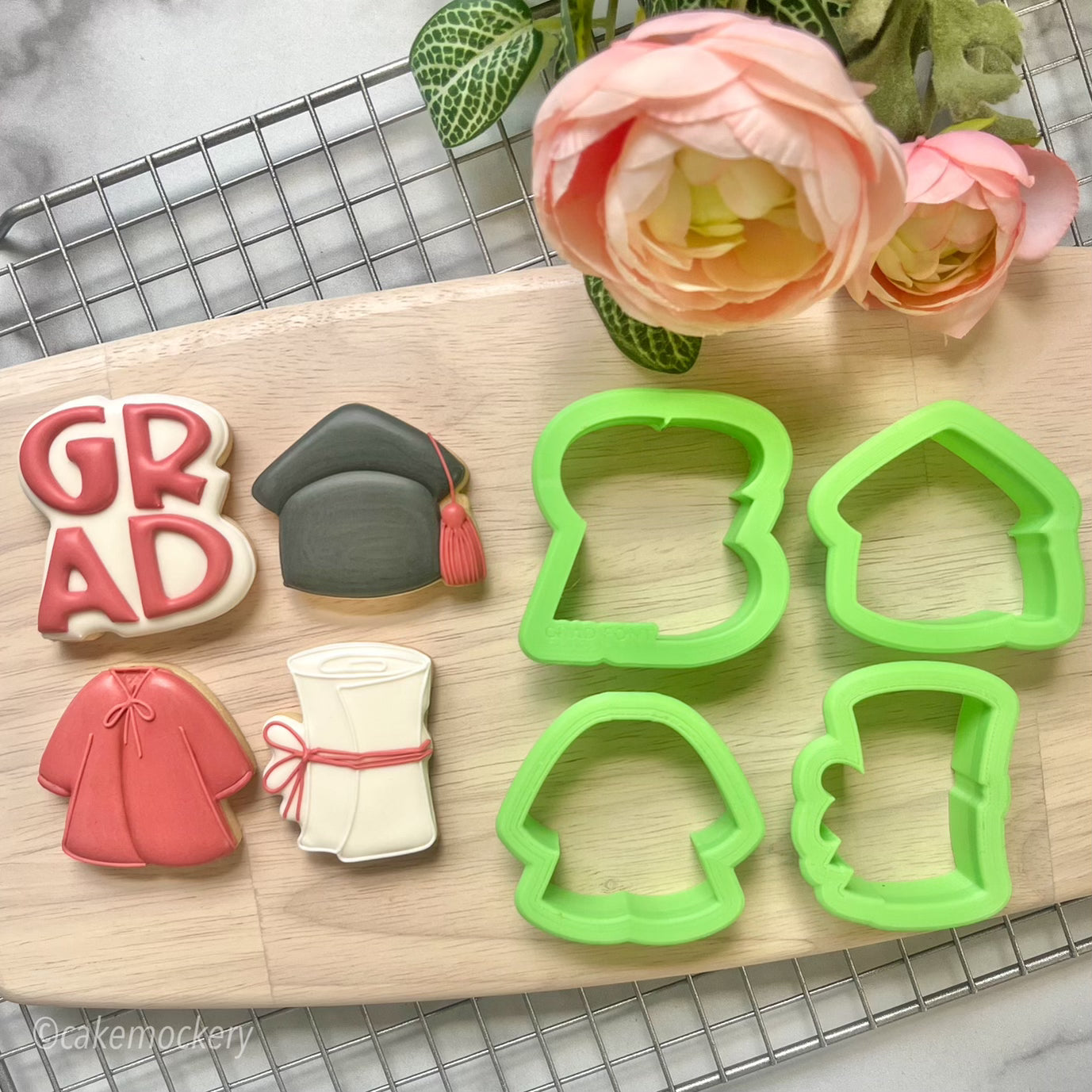 Mini GRAD Set of 4 Cookie Cutters