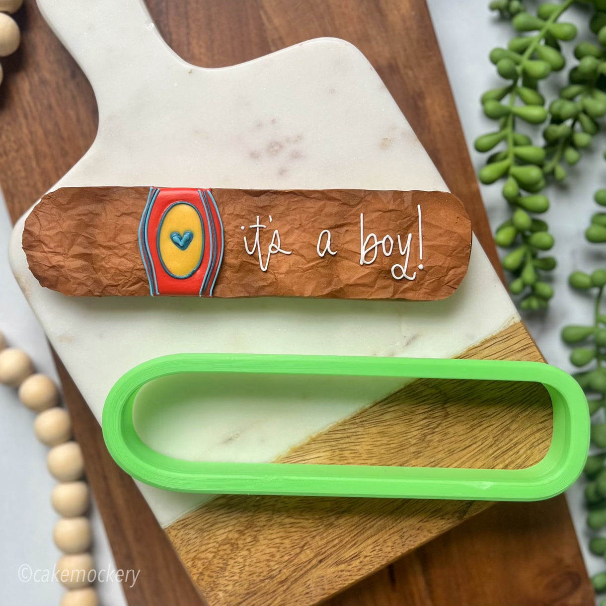Skinny Cigar Cookie Cutter