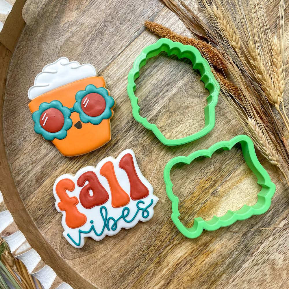 Fall Vibes Set of 2 Cookie Cutters