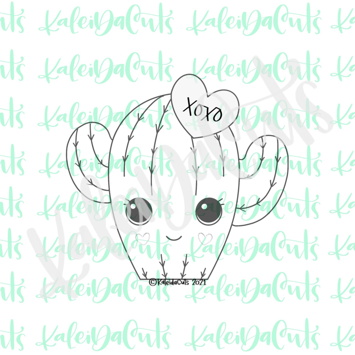 Cactus Heart Cookie Cutter