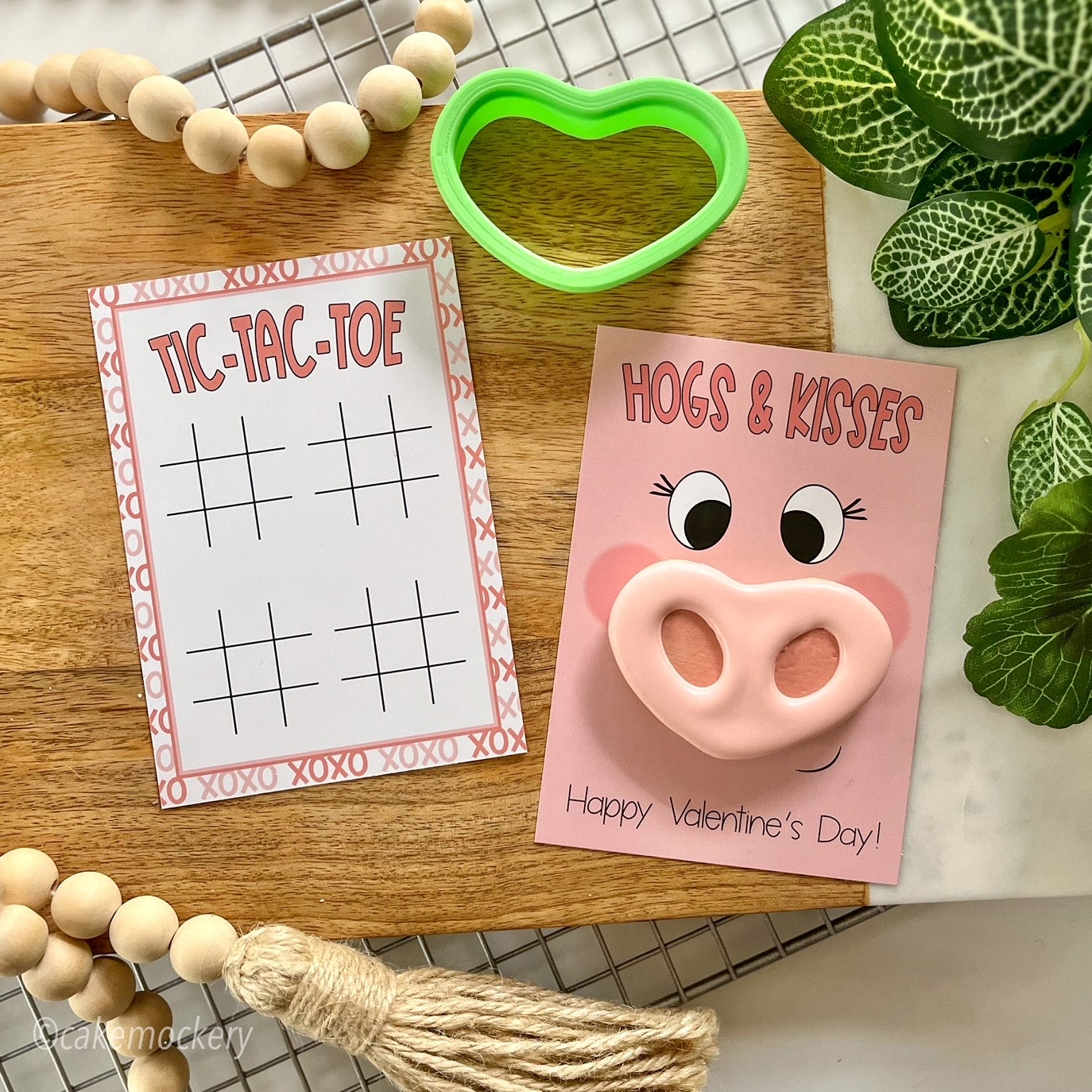 Hog Nose Heart Cookie Cutter