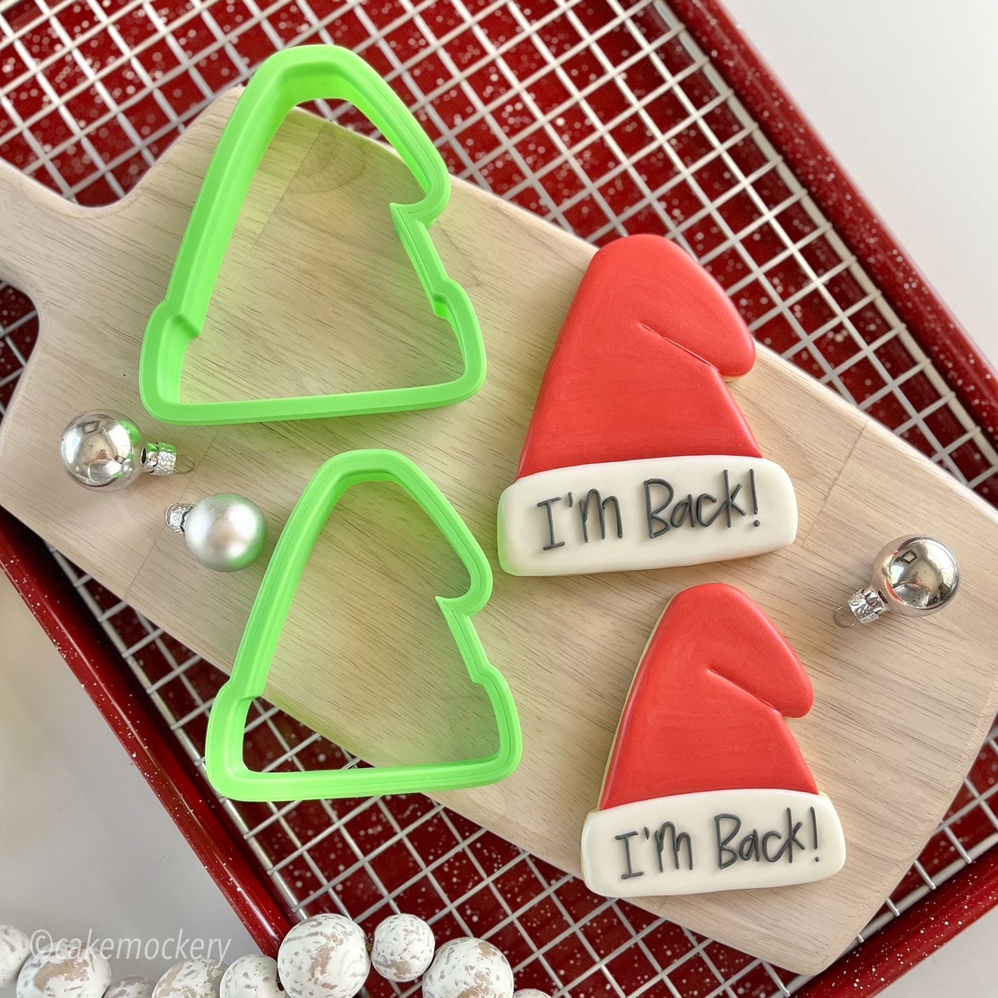 Elf Hat Plaque Cookie Cutter