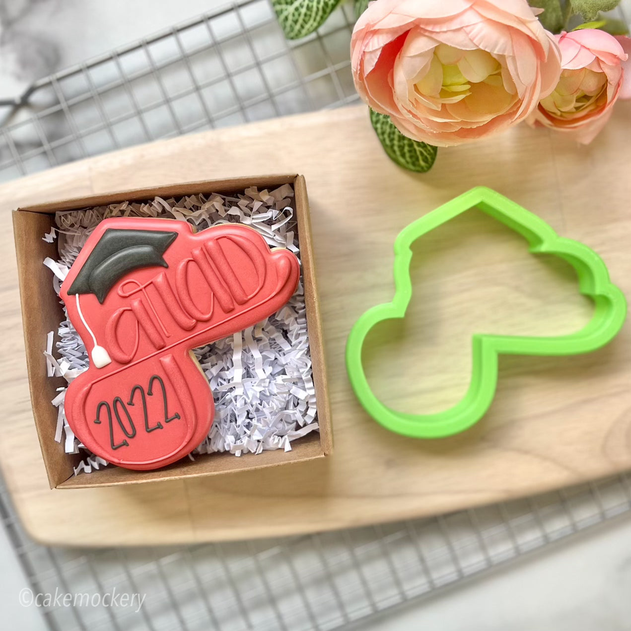 Grad Handlettering Cookie Cutter
