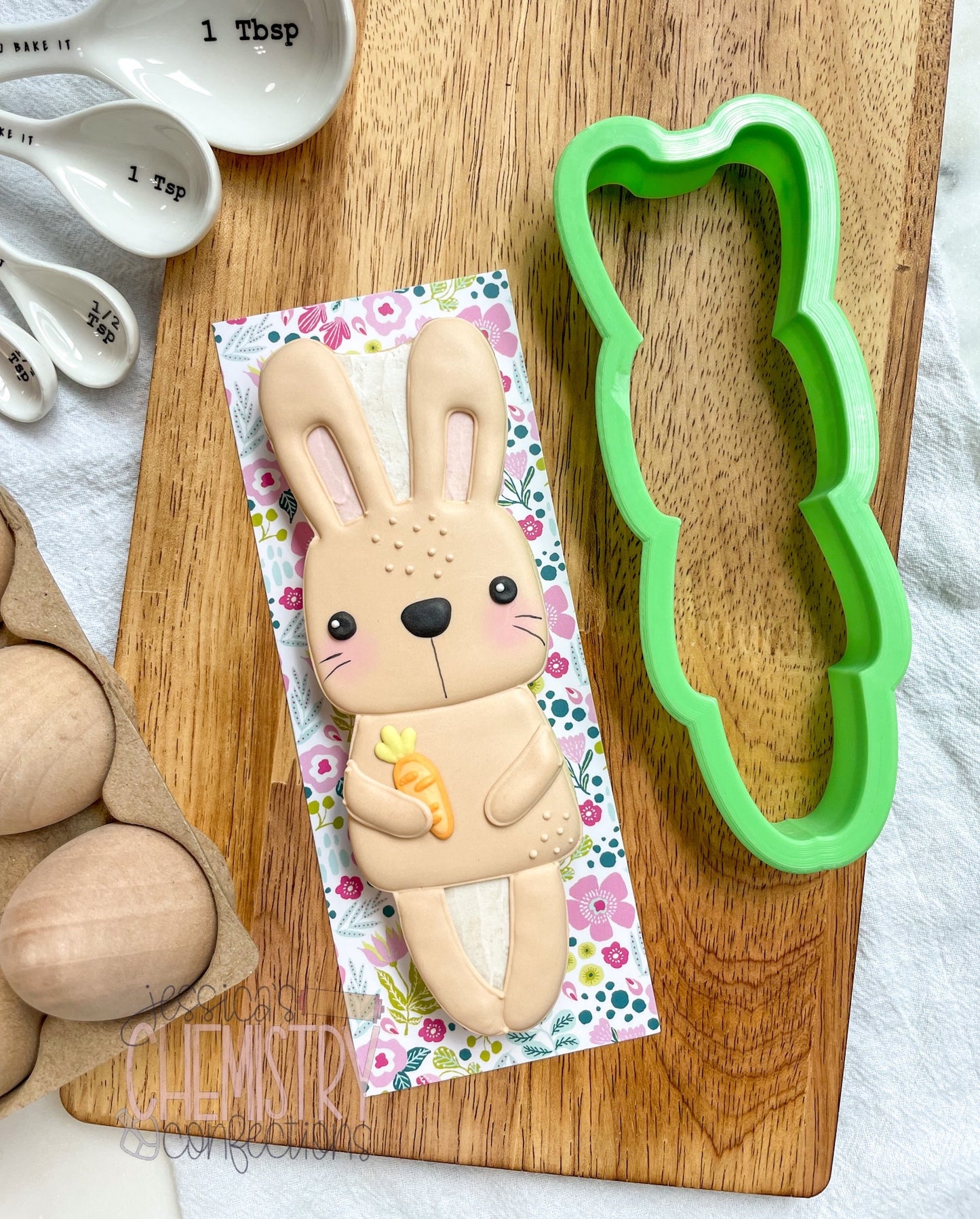 Skinny Bunny Doll Cookie Cutter