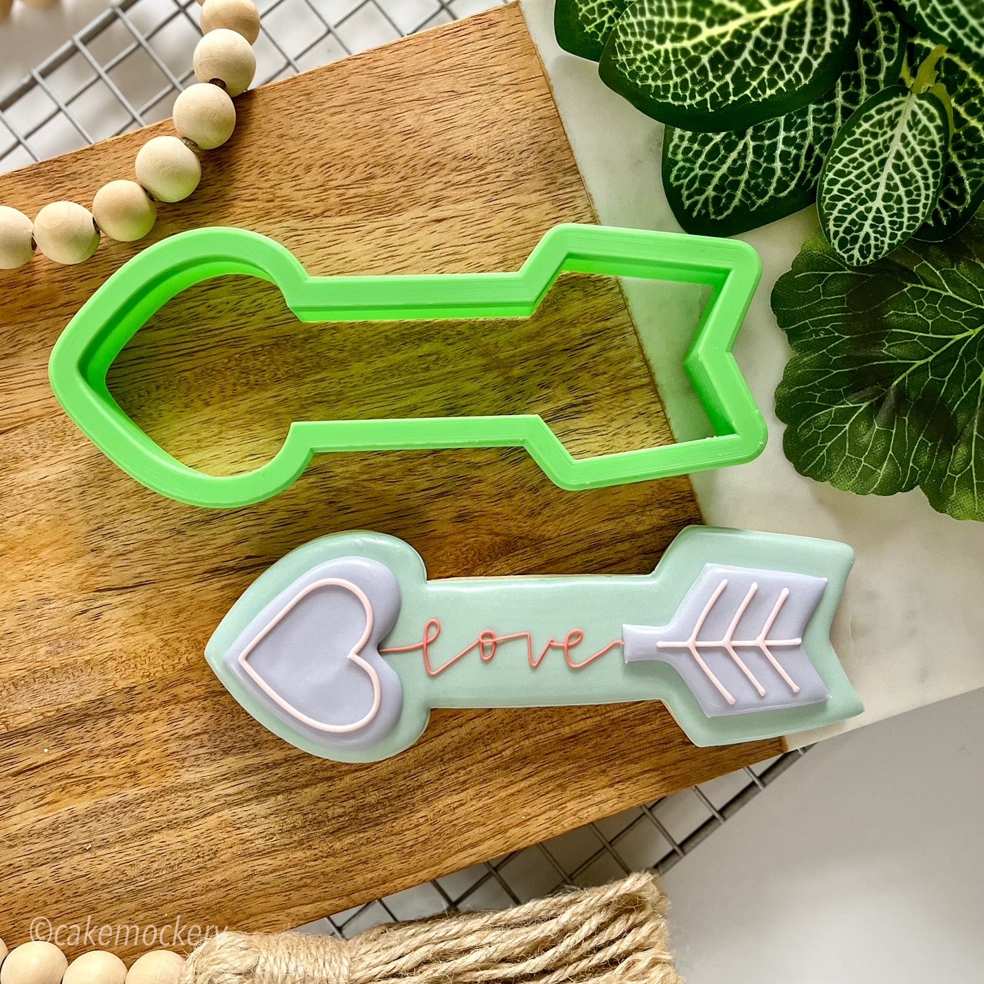 Skinny Heart Arrow Cookie Cutter